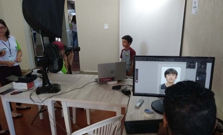 A feira de serviços ficou marcada por várias ações, mas uma em especial. Foto: Divulgação/SEJUF