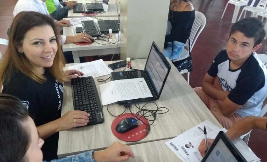 A feira de serviços ficou marcada por várias ações, mas uma em especial. Foto: Divulgação/SEJUF