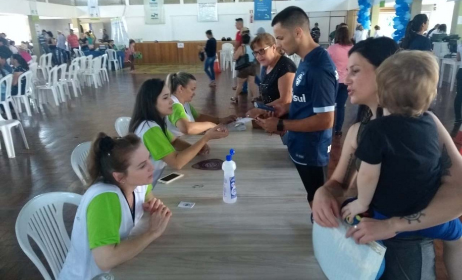 A feira de serviços ficou marcada por várias ações, mas uma em especial. Foto: Divulgação/SEJUF