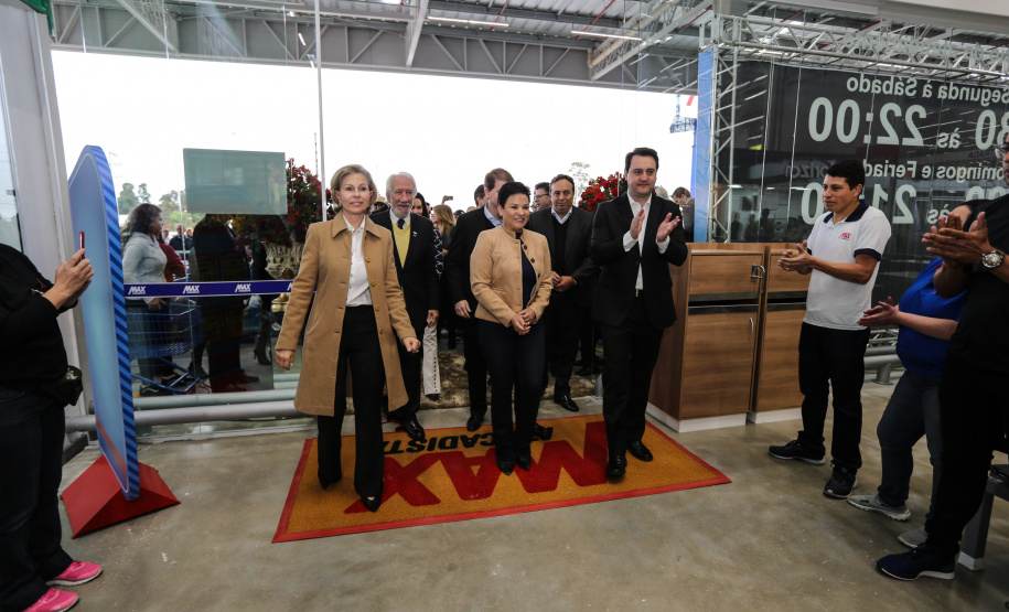 O governador Carlos Massa Ratinho Junior participa nesta quarta-feira (04) da   inauguração do Max Atacadista de Pinhais, na Região Metropolitana de Curitiba.   03/09/2019 - Foto: Geraldo Bubniak/AEN