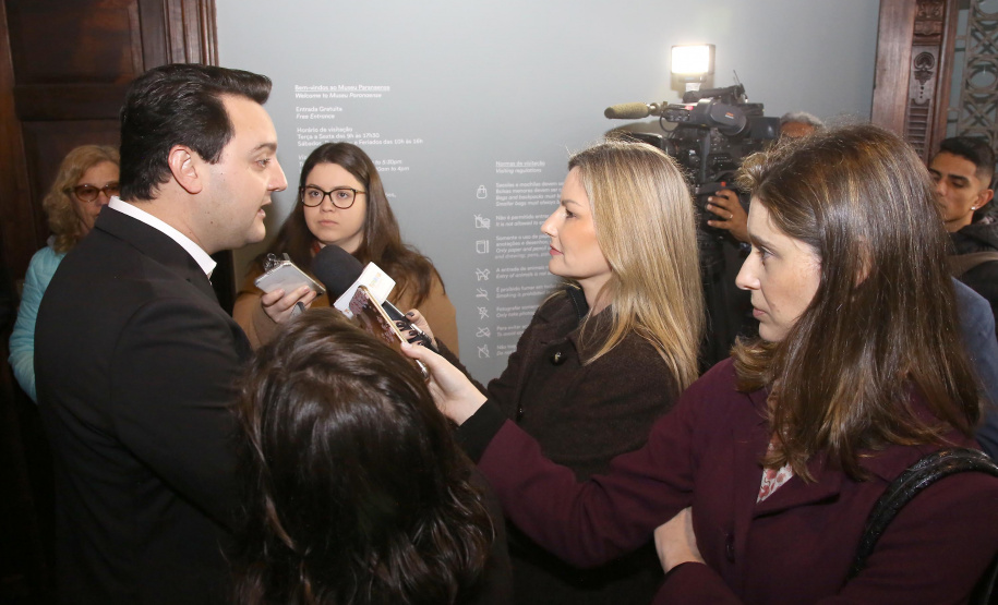 Governador Carlos Massa Ratinho Junior lança Projeto "Rolê Cultural", no Museu Paranaense. Curitiba,04/09/2019 Foto:Jaelson Lucas /AEN