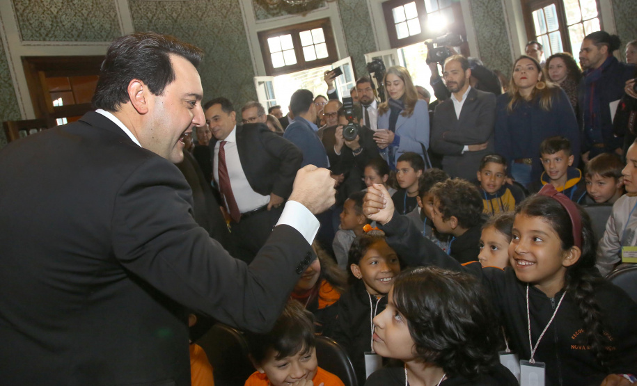 Governador Carlos Massa Ratinho Junior lan;ca Projeto "Rolê Cultural" no Museu Paranaense. Curitiba,04/09/2019 Foto:Jaelson Lucas / AEN