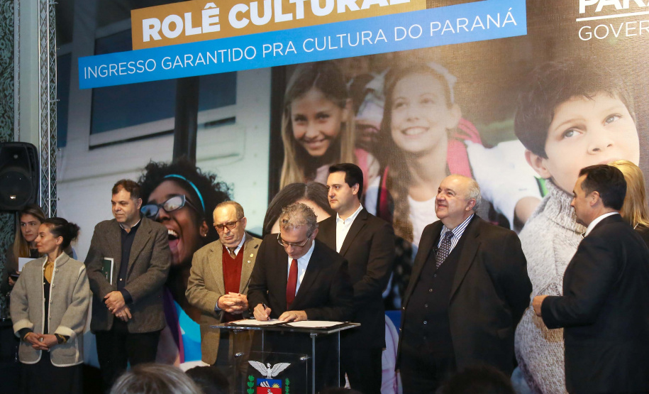 Governador Carlos Massa Ratinho Junior lan;ca Projeto "Rolê Cultural" no Museu Paranaense. Curitiba,04/09/2019 Foto:Jaelson Lucas / AEN