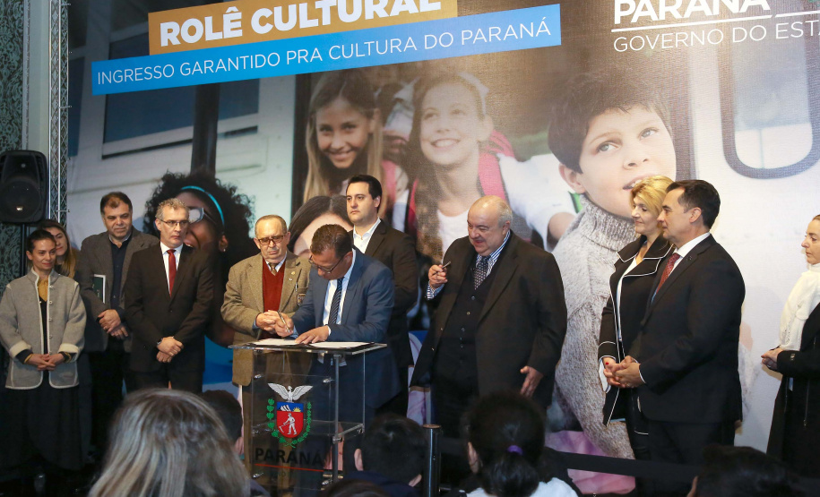 Governador Carlos Massa Ratinho Junior lan;ca Projeto "Rolê Cultural" no Museu Paranaense. Curitiba,04/09/2019 Foto:Jaelson Lucas / AEN