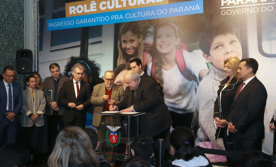 Governador Carlos Massa Ratinho Junior lan;ca Projeto "Rolê Cultural" no Museu Paranaense. Curitiba,04/09/2019 Foto:Jaelson Lucas / AEN