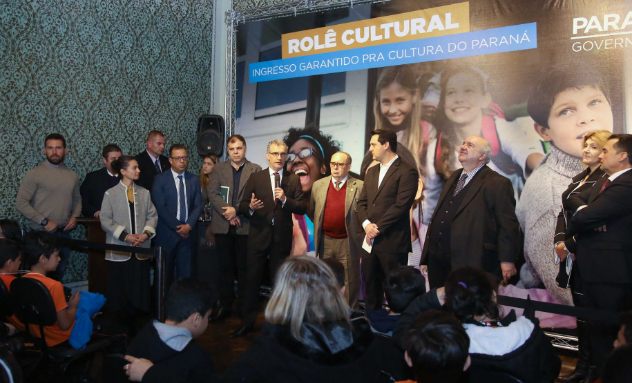 Governador Carlos Massa Ratinho Junior lan;ca Projeto "Rolê Cultural" no Museu Paranaense. Curitiba,04/09/2019 Foto:Jaelson Lucas / AEN