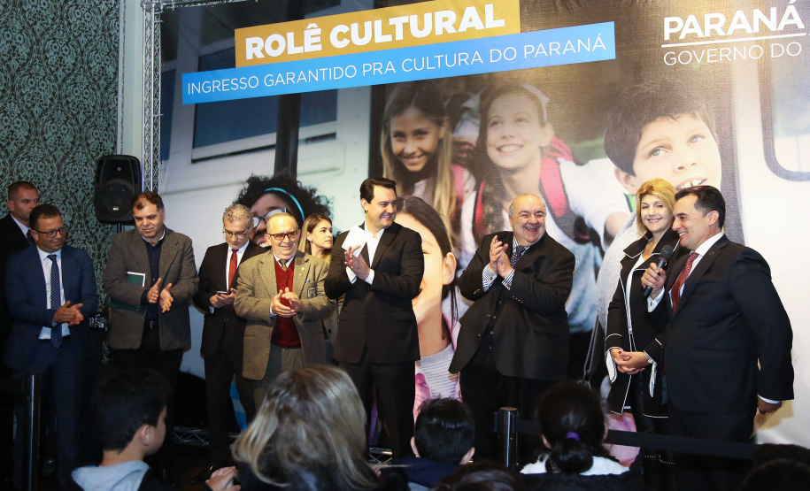 Governador Carlos Massa Ratinho Junior lan;ca Projeto "Rolê Cultural" no Museu Paranaense. Curitiba,04/09/2019 Foto:Jaelson Lucas / AEN