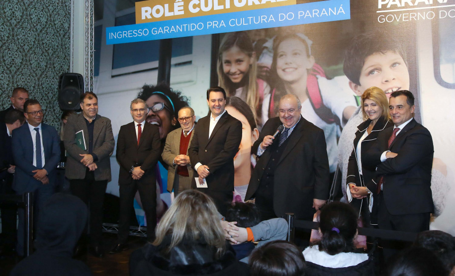 Governador Carlos Massa Ratinho Junior lan;ca Projeto "Rolê Cultural" no Museu Paranaense. Curitiba,04/09/2019 Foto:Jaelson Lucas / AEN