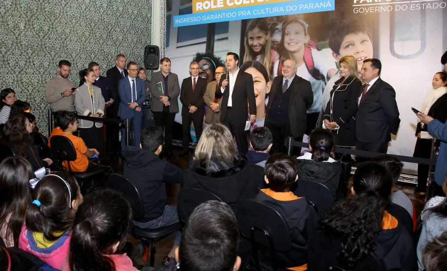 Governador Carlos Massa Ratinho Junior lan;ca Projeto "Rolê Cultural" no Museu Paranaense. Curitiba,04/09/2019 Foto:Jaelson Lucas / AEN