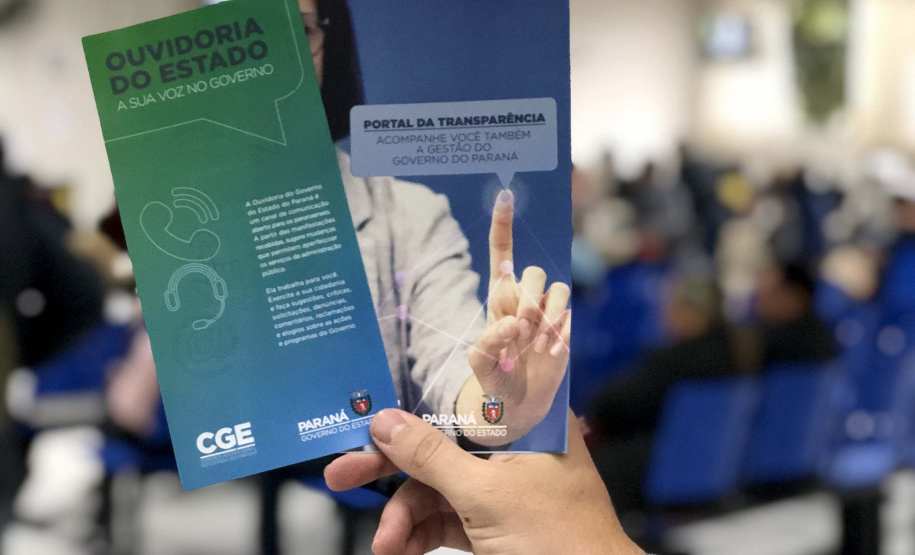 Equipes da Controladoria-Geral do Estado começam nesta quarta-feira (04) a visitar espaços públicos vinculados ao Governo do Paraná para levantar necessidades e expectativas da população. Esta é a primeira ação do Projeto CGE Itinerante, que envolve as coordenadorias de Ouvidoria Geral e de Transparência e Controle Social. O objetivo é do trabalho é avaliar a qualidade dos serviços estaduais e traçar estratégias para atender às necessidades do cidadão. Foto: Divulgação/CGE