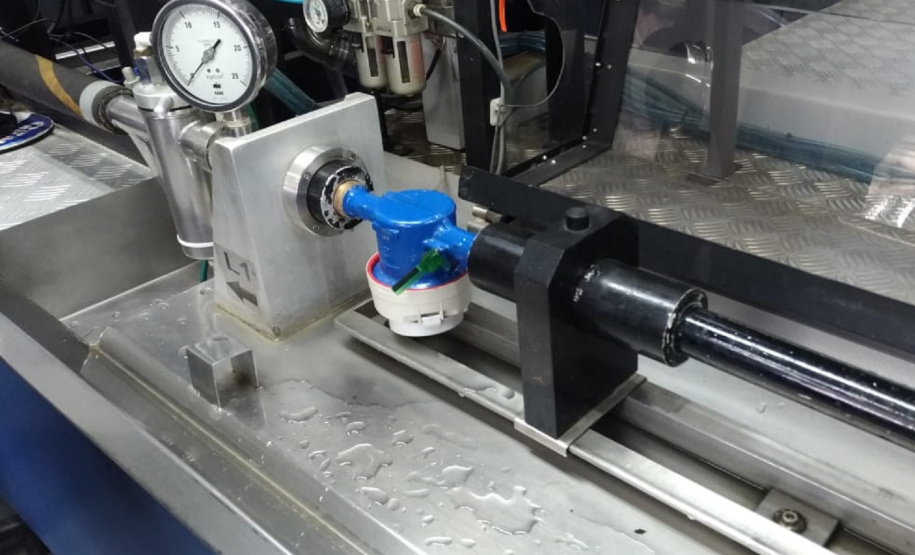 Inmetro comprova eficiência dos hidrômetros em Cascavel. Foto: Divulgação/Sanepar