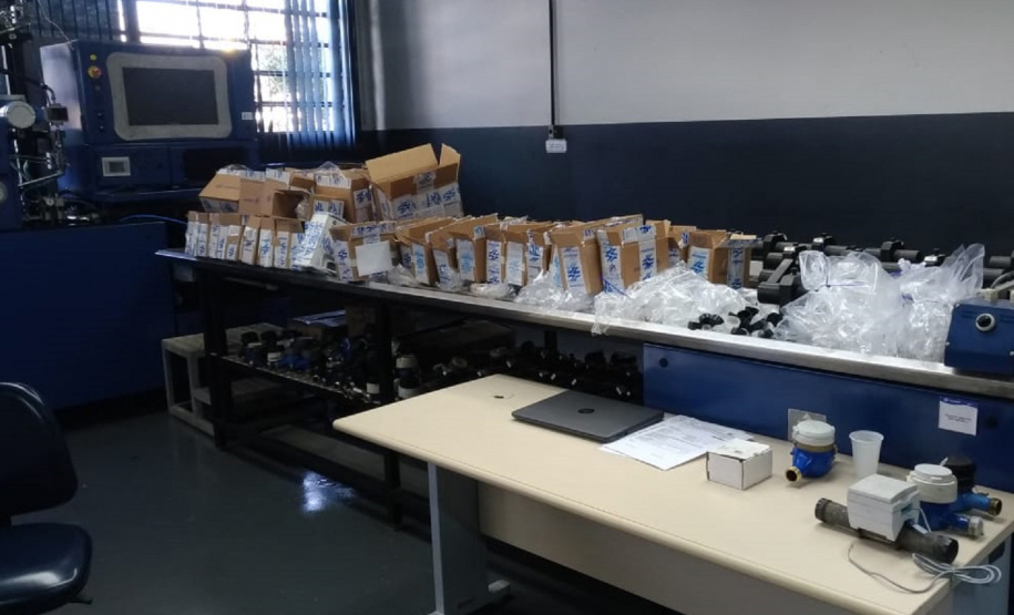 Inmetro comprova eficiência dos hidrômetros em Cascavel. Foto: Divulgação/Sanepar