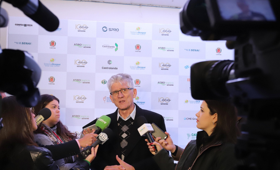 O vice-governador Darci Piana participa do 7o Foro de Agricultura de America Del Sur. N/F: secretário de Agricultura Norberto Ortigara. Curitiba, 06-09-19.Foto: Arnaldo Alves / AEN.
