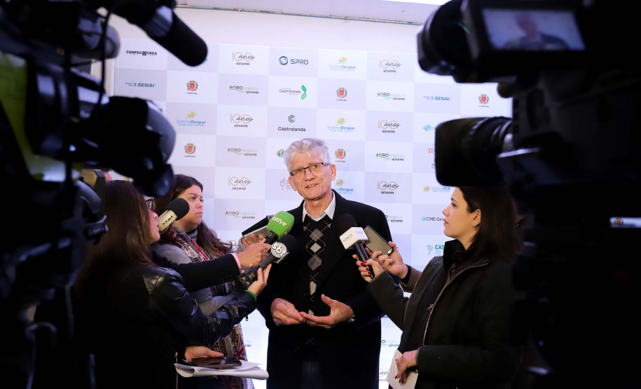 O vice-governador Darci Piana participa do 7o Foro de Agricultura de America Del Sur. N/F: secretário de Agricultura Norberto Ortigara. Curitiba, 06-09-19.Foto: Arnaldo Alves / AEN.