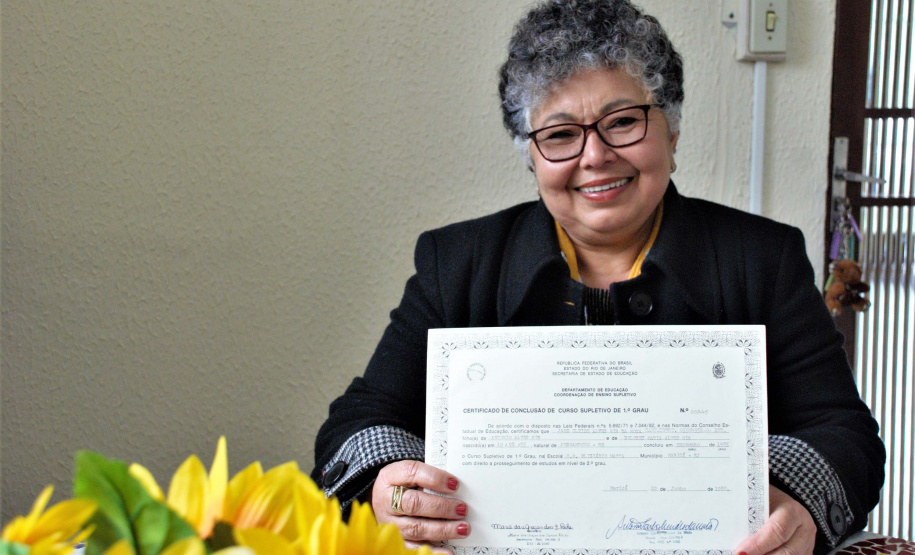 Sempre que dá início a uma empreitada, a professora Jane Cleide Alves Hir, 64 anos, agradece à avó paterna