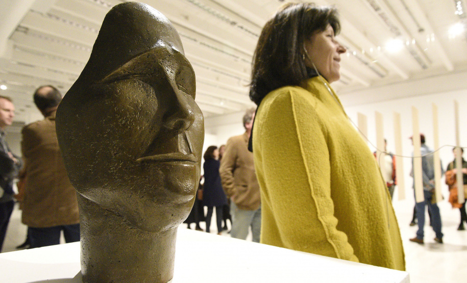 Abertura da exposição "Estamos Aqui" do Museu de Arte Contemporânea do Paraná(MAC/PR).Curitiba, 15 de maio de 2019.Foto: Kraw Penas/SECC