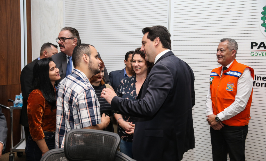 O Governador Carlos Massa Ratinho Júnior, durante reunião com a equipe de governo. 09/09/2019 - Foto: Geraldo Bubniak/AEN