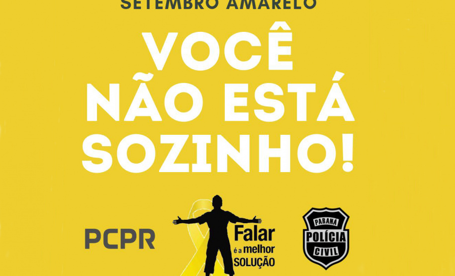 Polícia Civil do Paraná promove ações de prevenção ao suicídio.