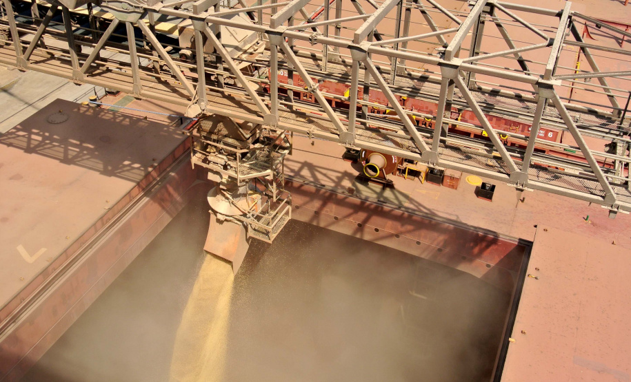 Desempenho confirma aumento da produtividade do Corredor de Exportação. Foto: Nájia Furlan/Portos do Paraná