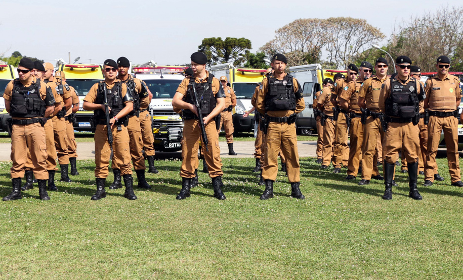 10-09-2019 Lançamento Operação Saturação 1º CRPM Curitiba, 10 de setembro de 2019. Lançamento Operação Saturação 1º CRPM