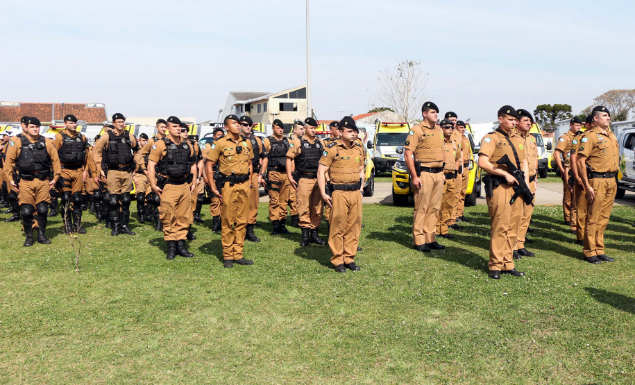 10-09-2019 Lançamento Operação Saturação 1º CRPM Curitiba, 10 de setembro de 2019. Lançamento Operação Saturação 1º CRPM