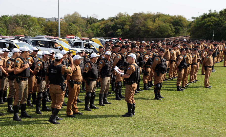 10-09-2019 Lançamento Operação Saturação 1º CRPM Curitiba, 10 de setembro de 2019. Lançamento Operação Saturação 1º CRPM