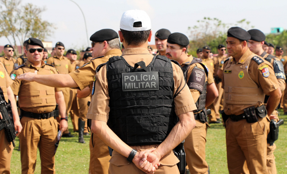 10-09-2019 Lançamento Operação Saturação 1º CRPM Curitiba, 10 de setembro de 2019. Lançamento Operação Saturação 1º CRPM