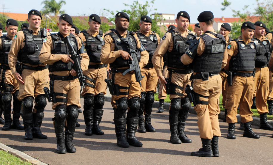 10-09-2019 Lançamento Operação Saturação 1º CRPM Curitiba, 10 de setembro de 2019. Lançamento Operação Saturação 1º CRPM