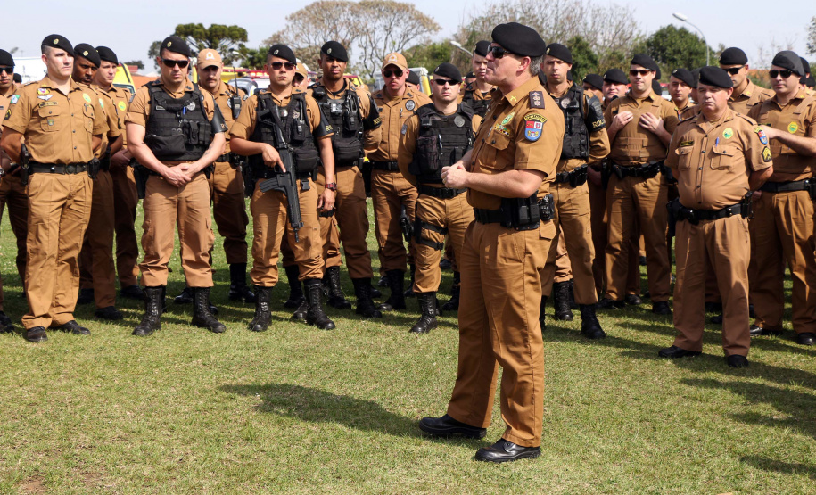 10-09-2019 Lançamento Operação Saturação 1º CRPM Curitiba, 10 de setembro de 2019. Lançamento Operação Saturação 1º CRPM