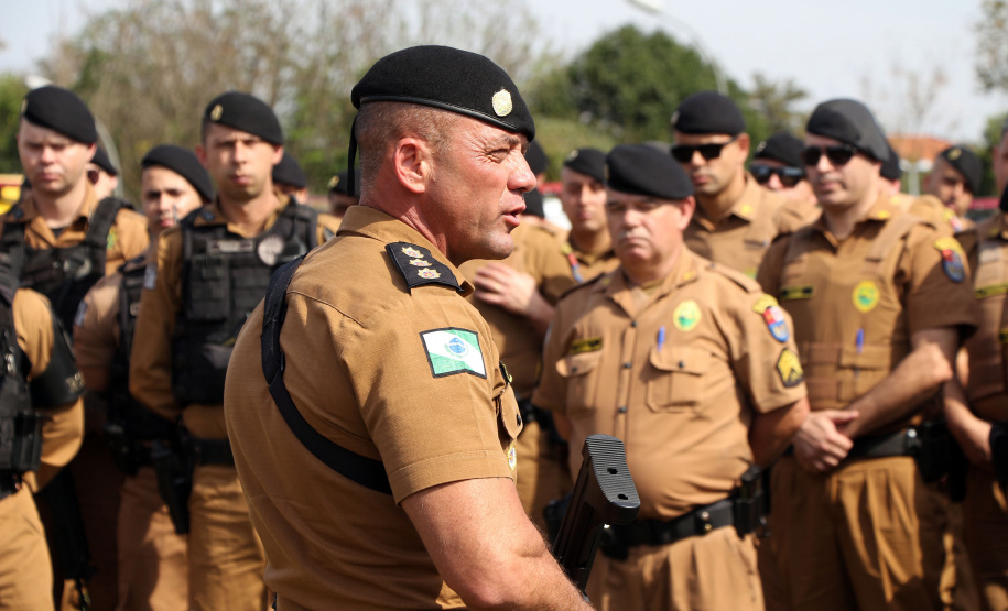 10-09-2019 Lançamento Operação Saturação 1º CRPM Curitiba, 10 de setembro de 2019. Lançamento Operação Saturação 1º CRPM