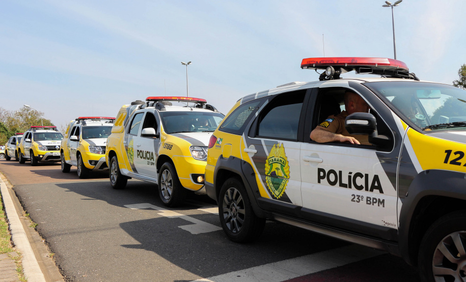 10-09-2019 Lançamento Operação Saturação 1º CRPM Curitiba, 10 de setembro de 2019. Lançamento Operação Saturação 1º CRPM