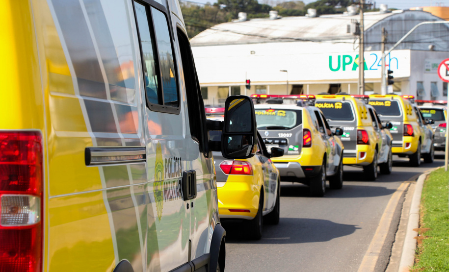 10-09-2019 Lançamento Operação Saturação 1º CRPM Curitiba, 10 de setembro de 2019. Lançamento Operação Saturação 1º CRPM