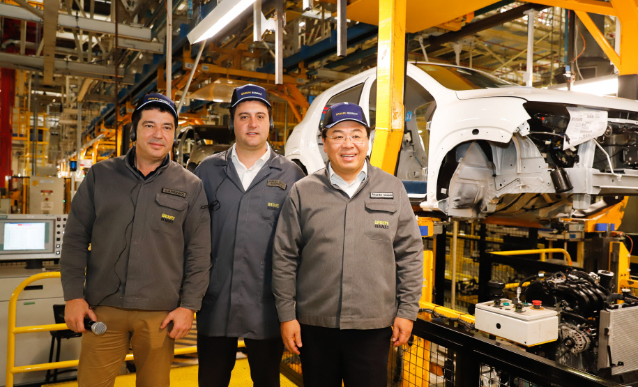 O governador Carlos Massa Ratinho Junior reforçou nesta quarta-feira (11) a determinação do Estado em apoiar iniciativas para ampliar a mobilidade sustentável no Paraná. Ele esteve no Complexo Ayrton Senna, que abriga quatro fábricas da Renault, em São José dos Pinhais, na Região Metropolitana de Curitiba.