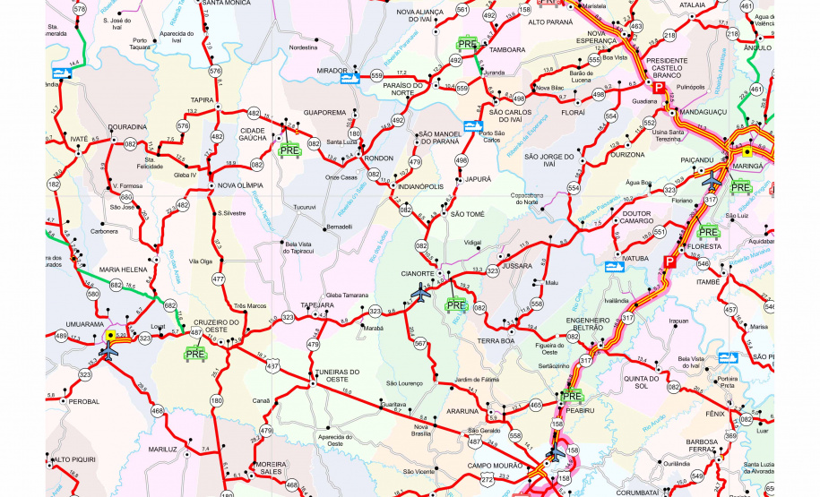 Duplicação da PR-323 terá detonação de rocha na quinta-feira(13).