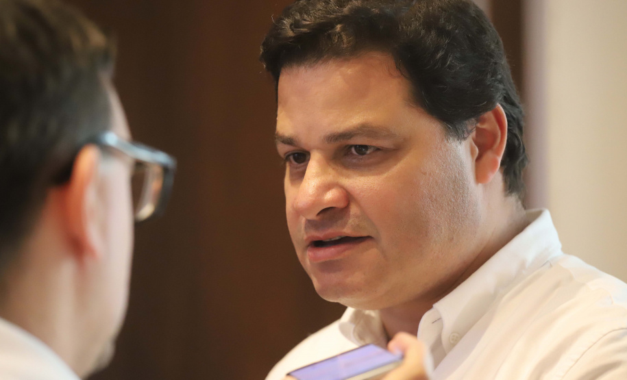 O governador Carlos Massa Ratinho Jr, reuniu-se com empresários da empresa Tirol, que anunciaram investimentos no município de Ipiranga