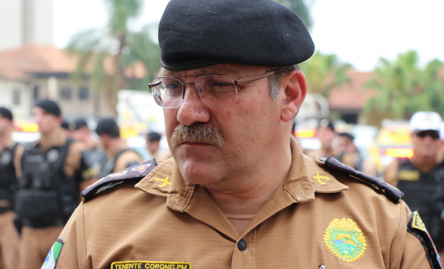 Curitiba, 12 de Setembro de 2019. Operação Todos por Um. Foto: entrevista Ten Cel Elias Comandante da Operação.