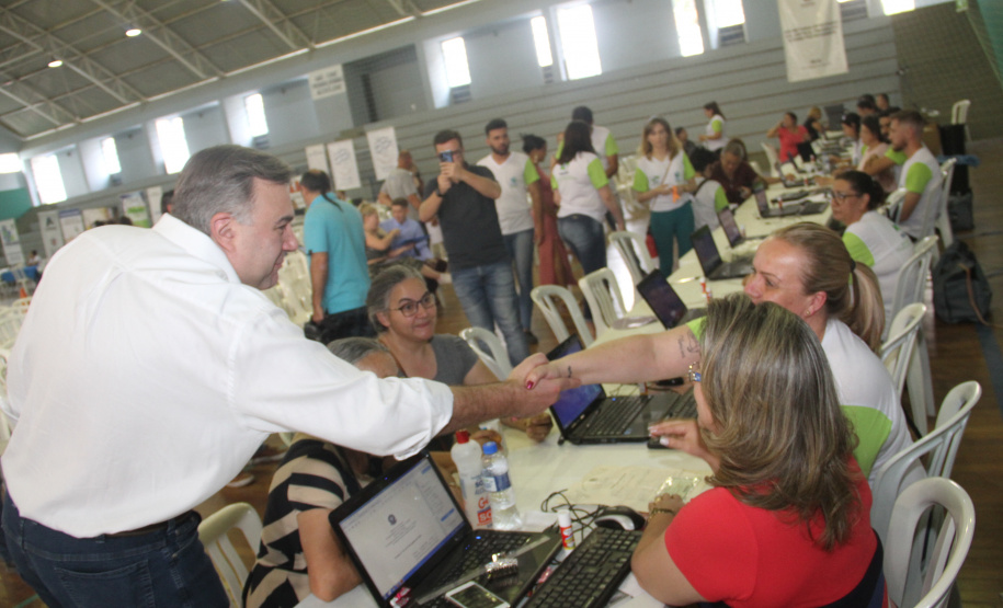Em Almirante Tamandaré, município da Região Metropolitana de Curitiba, a 15ª edição do Paraná Cidadão na gestão do governador Carlos Massa Ratinho Júnior registrou quase 17 mil atendimentos no Ginásio de Esportes Buzatão. Foto: Divulgação/SEJUF
