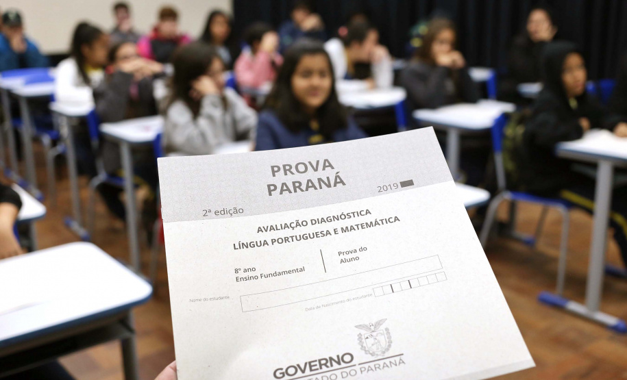 Propostas diferentes preparam alunos para a Prova Paraná. Foto: José Fernando Ogura/AEN