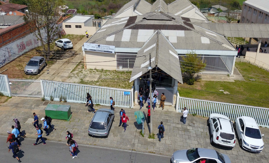 Programa Escola Segura. Colégio Estadual Professora Marlize da Luz Brand. Araucária,16/09/2019. Foto: José Fernando Ogura/AEN