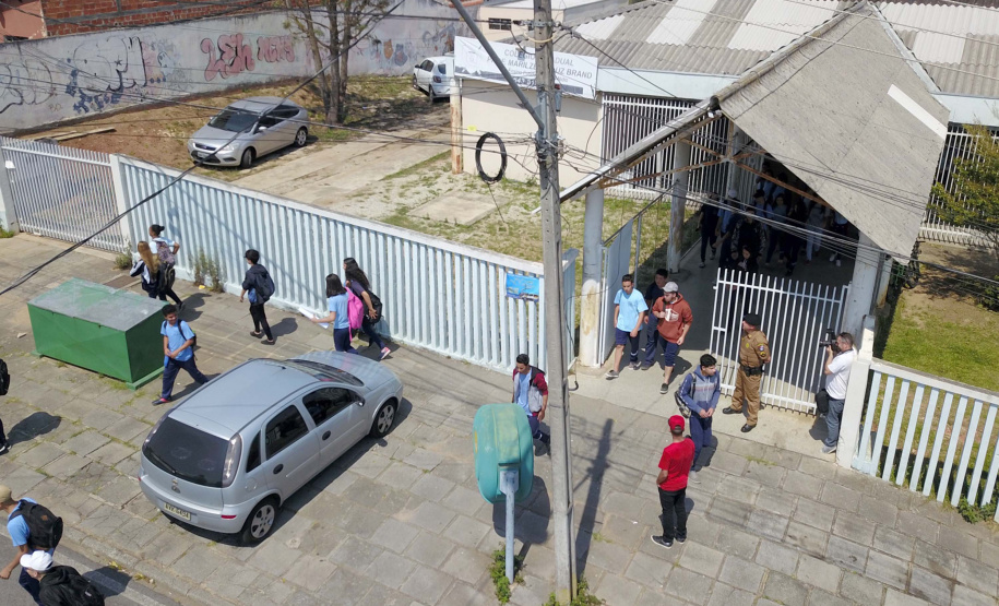 Programa Escola Segura. Colégio Estadual Professora Marlize da Luz Brand. Araucária,16/09/2019. Foto: José Fernando Ogura/AEN