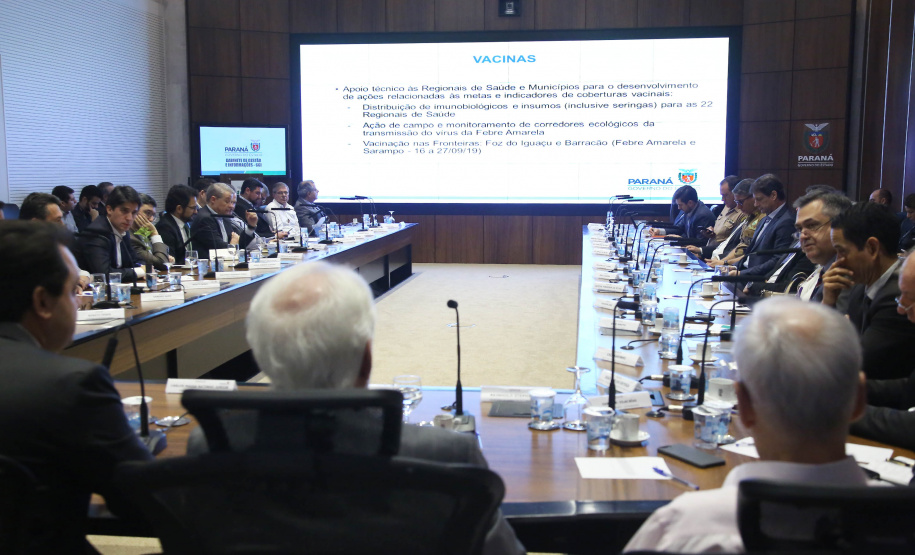 Governador Calos Massa Ratinho Junior participa da reunião do secretáriado. Curitiba,17/09/2019 Foto:Jaelson Lucas / AEN