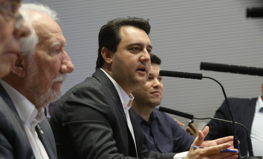 Governador Calos Massa Ratinho Junior participa da reunião do secretáriado. Curitiba,17/09/2019 Foto:Jaelson Lucas / AEN