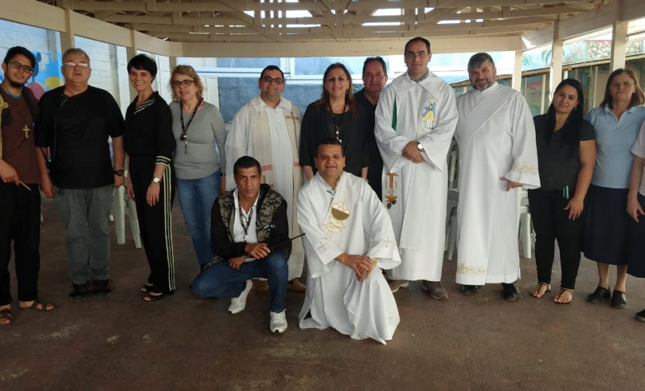 Presos participam de curso religioso em projeto de ressocialização.Foto: Divulgação/SESP