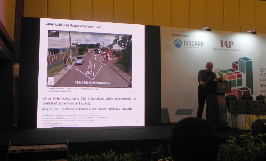 Um dos trabalhos do Governo do Paraná foi mostrado no 55º Congresso Mundial de Planejamento Urbano, em Jacarta, na Indonésia, que reuniu mais de 2 mil profissionais de todas as partes do mundo