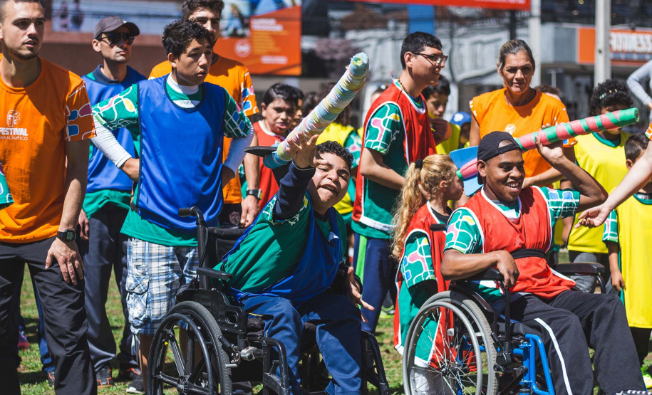 70 cidades brasileiras participam do Festival Paralímpico. Foto: Esporte Paraná