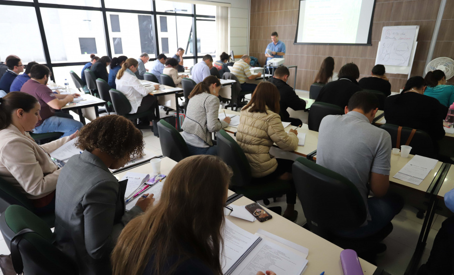SEAP - Curso para os novos servidores.Curitiba, 10-09-19.Foto: Arnaldo Alves / AEN.