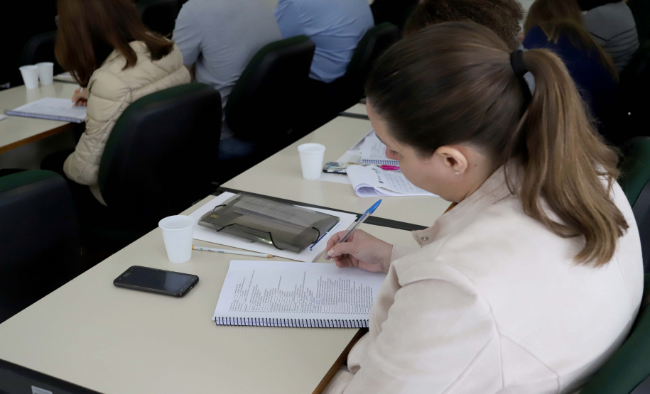 SEAP - Curso para os novos servidores.Curitiba, 10-09-19.Foto: Arnaldo Alves / AEN.