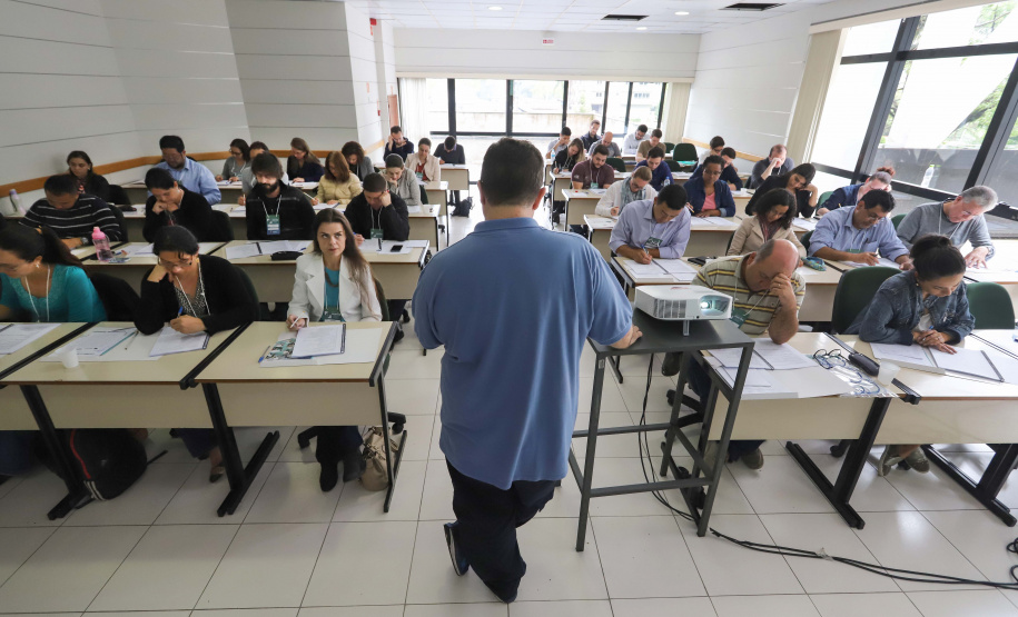SEAP - Curso para os novos servidores.Curitiba, 10-09-19.Foto: Arnaldo Alves / AEN.