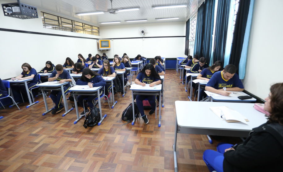 Cerca de 1 milhão de alunos farão a Prova Paraná. Foto: José Fernando Ogura/AEN