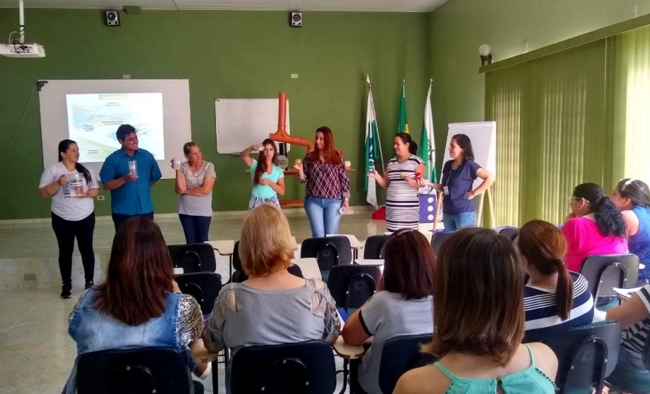 Sanepar forma multiplicadores em saneamento em Tibagi. Foto: Sanepar